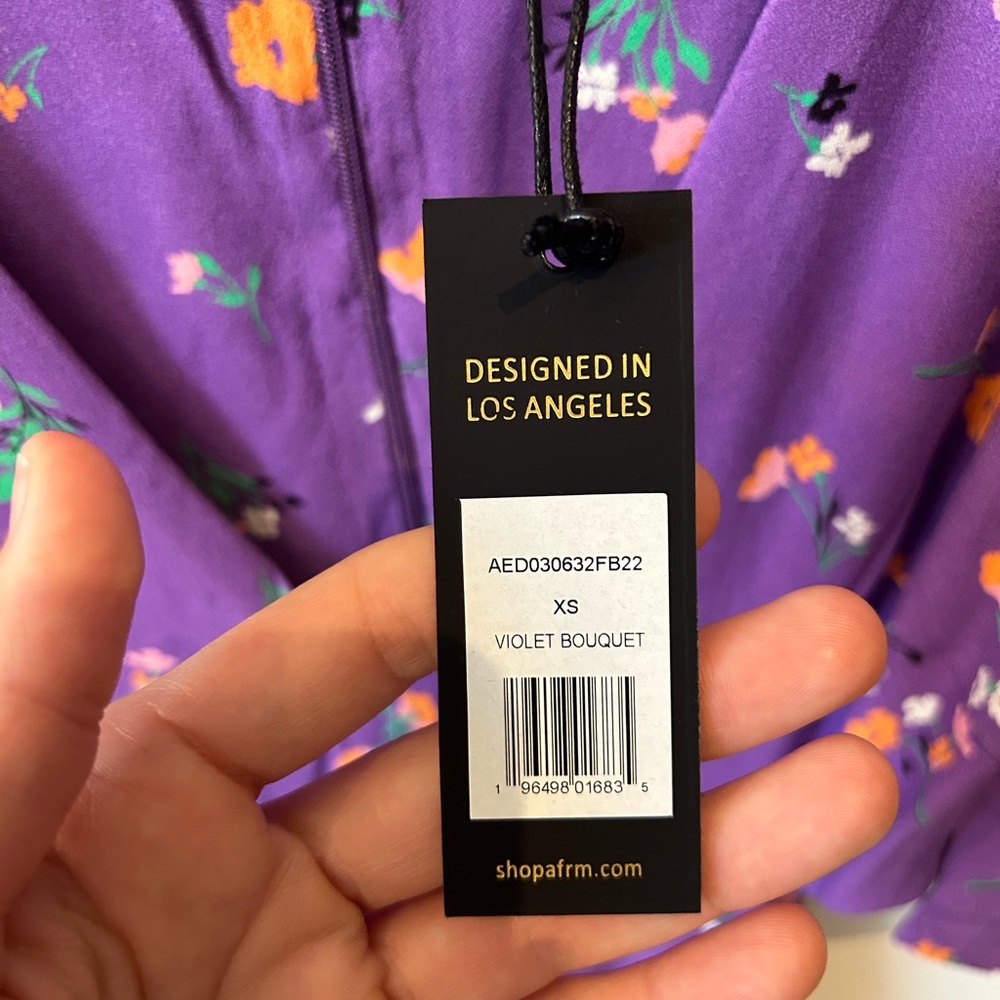 NWT AFRM Reno’s Dress | Size Xs - Picture 4 of 5